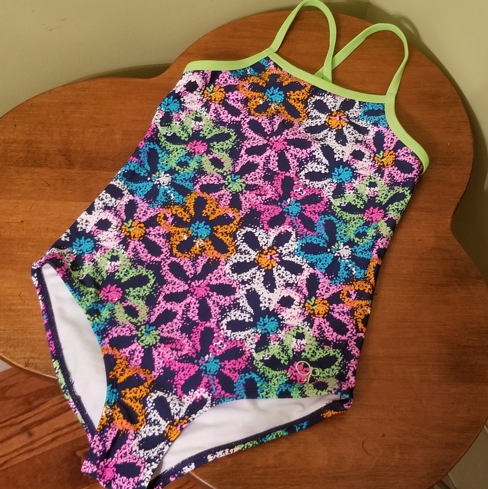 OP Girls One Piece Bathing Suit